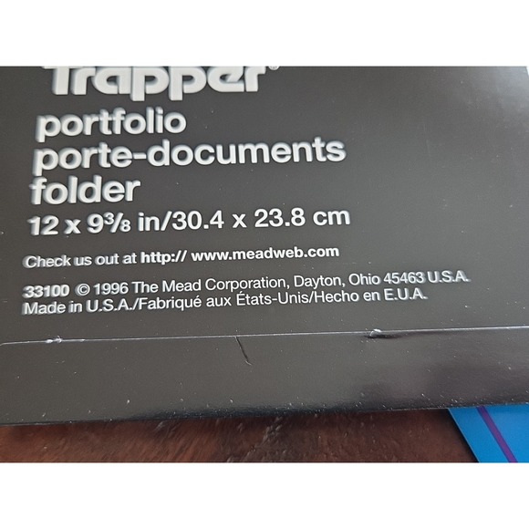 Vtg 6 Pack Mead Trapper Keeper Portfolio 2 Pocket 3 Ring Color Folders 1996 READ - Picture 13 of 16